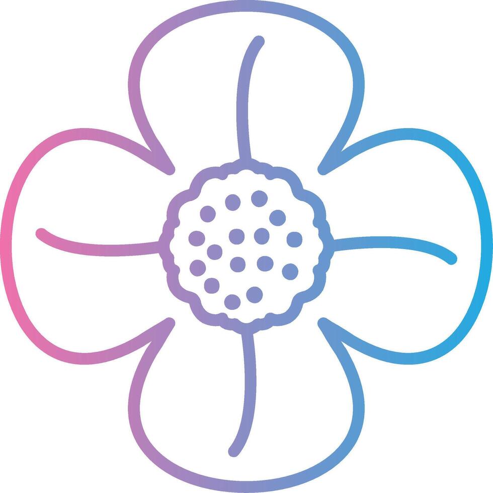 Bouvardia Elegant Flat Illustration vector