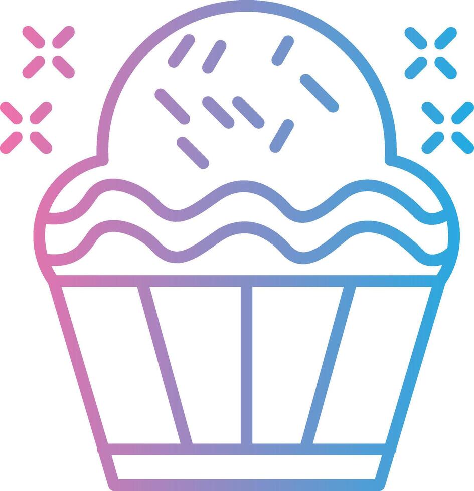 Cupcake Interactive UI Design vector