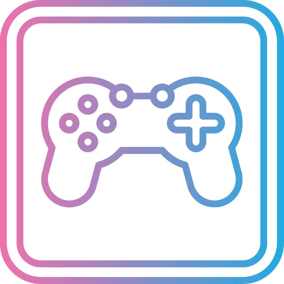 Joystick Neon UI Symbol vector