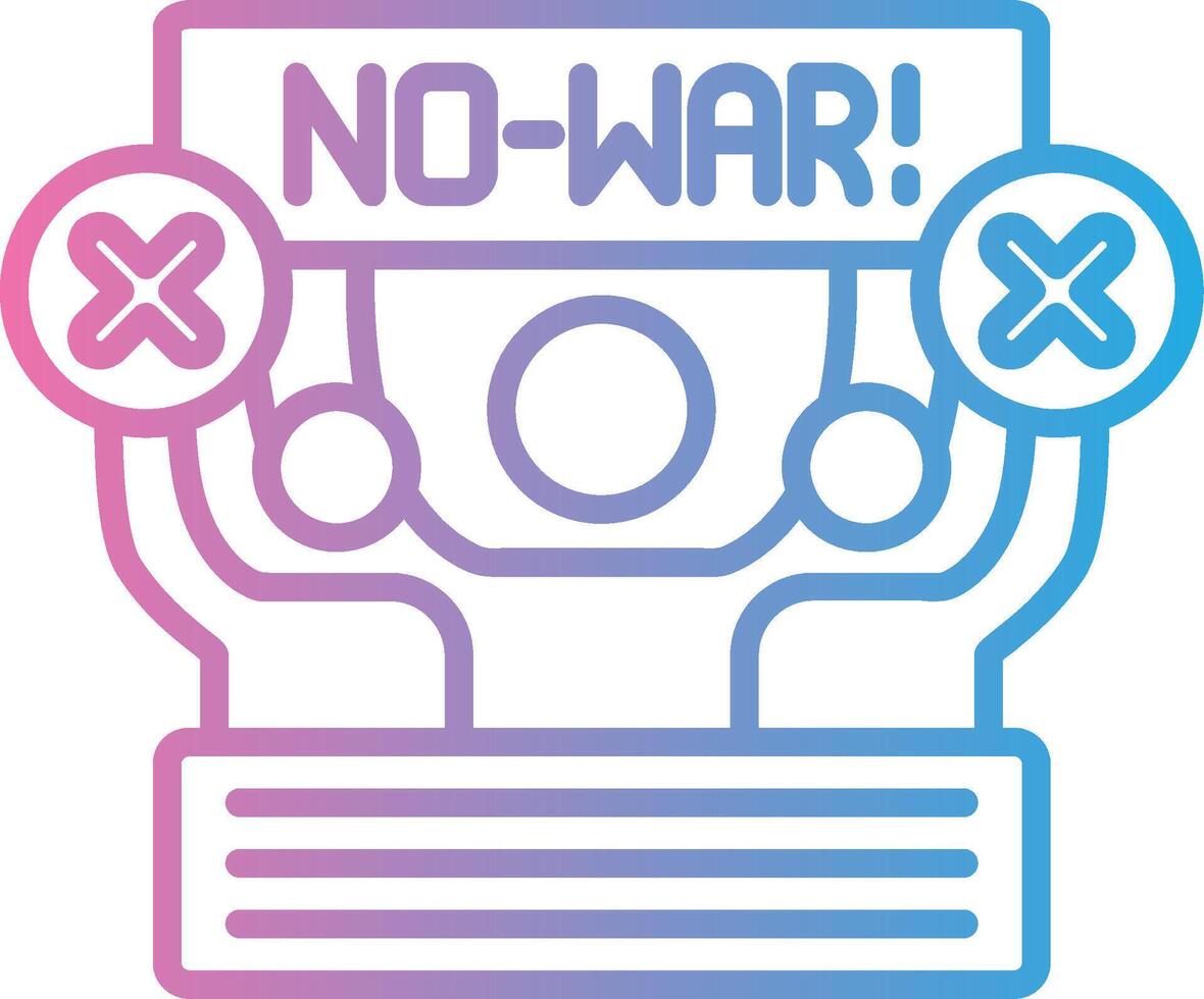 No War Web Style Graphic vector