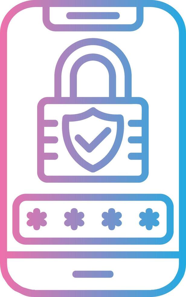 Security UX Focused Shape vector