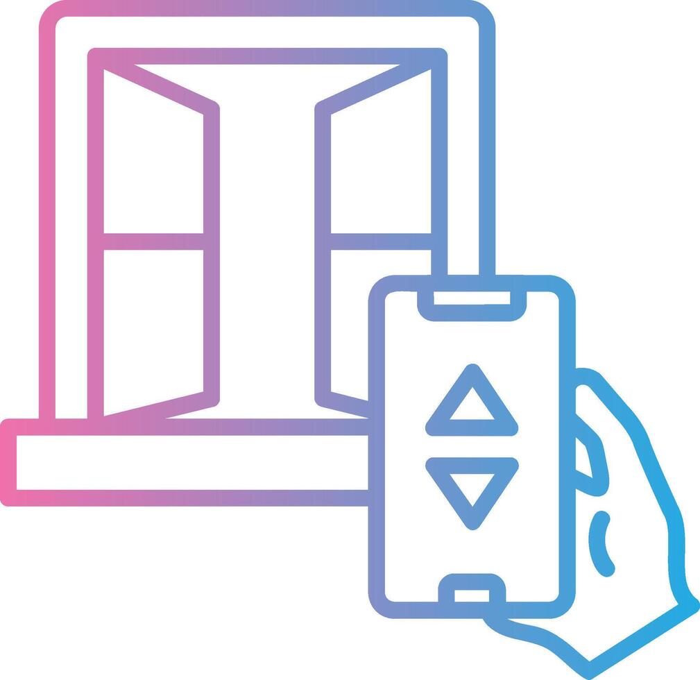 Window Modern Color Symbol vector