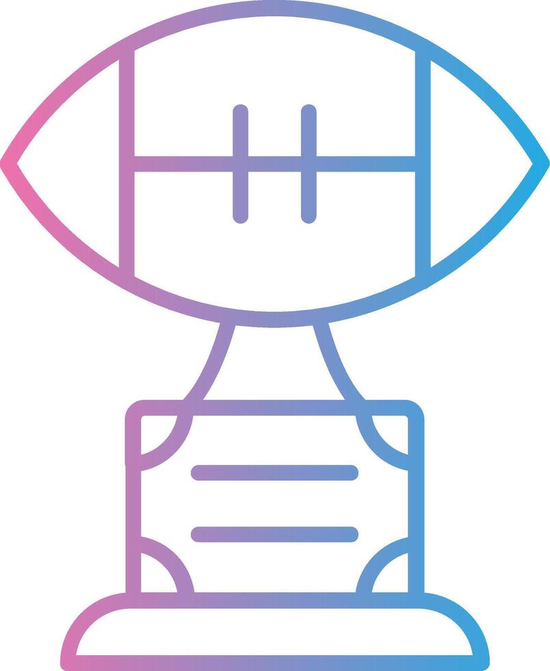 Trophy Soft Outline Graphic vector