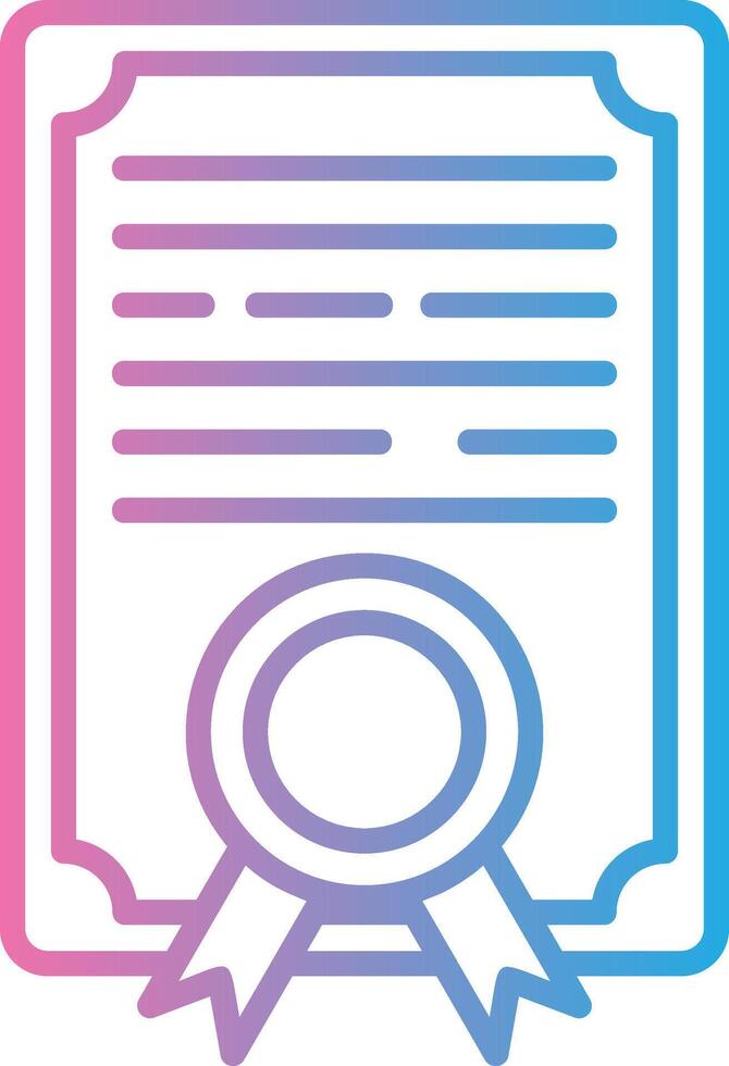 Certificate Mobile App Illustration vector