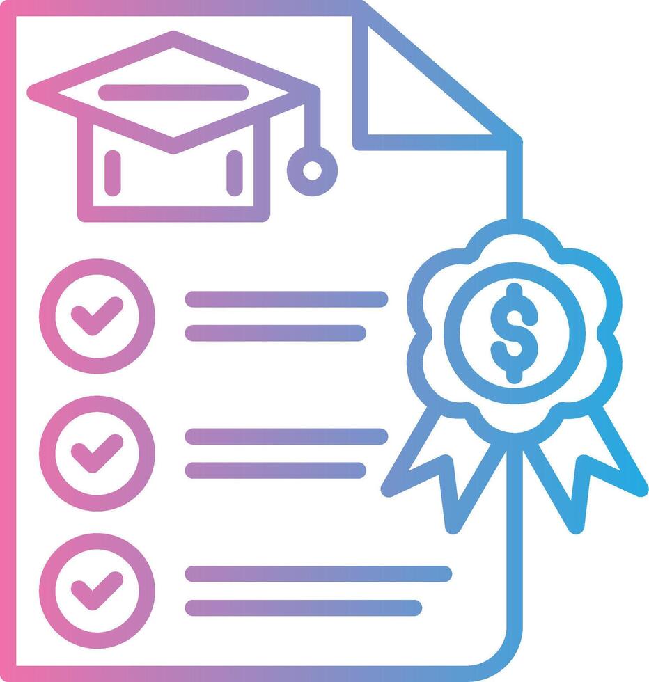 Examination UX Focused Shape vector