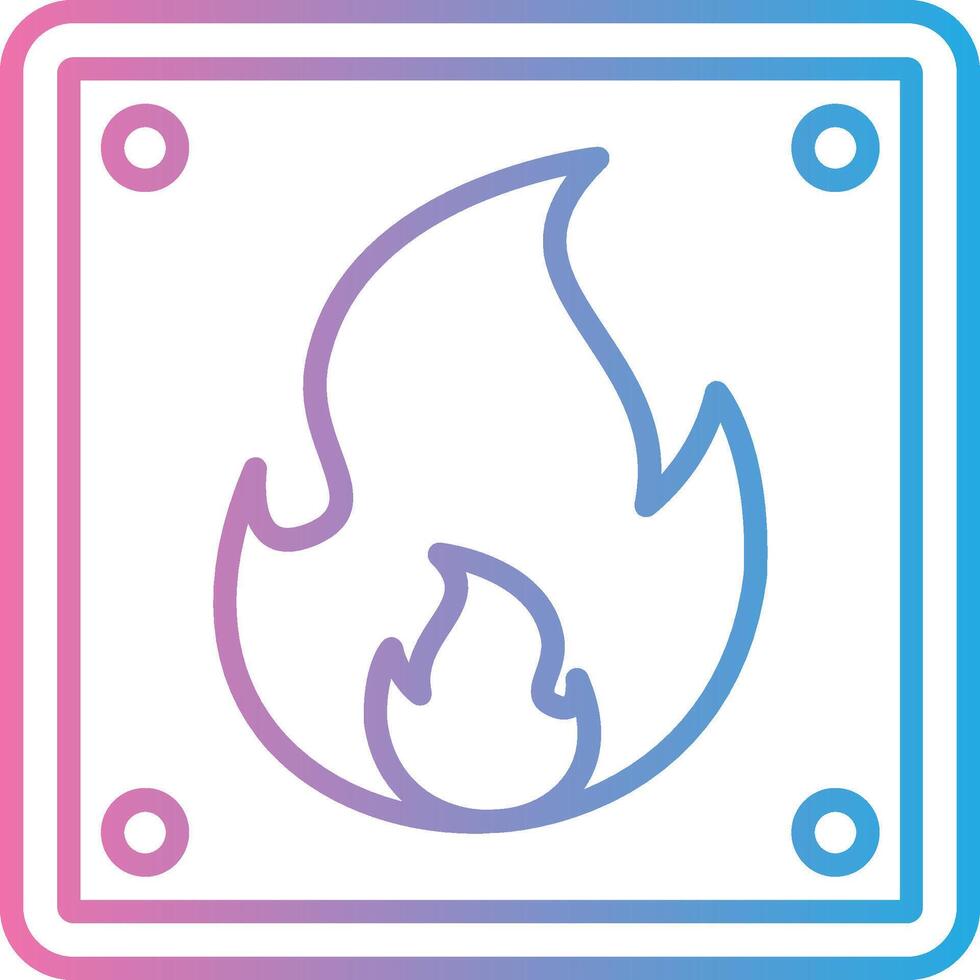 Fire Creative Grid Symbol vector