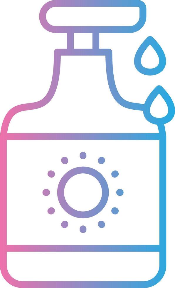Lotion Futuristic App Badge vector
