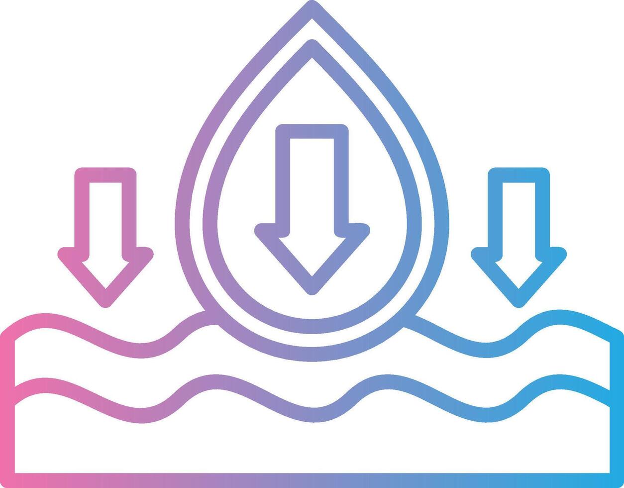 Low Tide High Contrast Badge vector