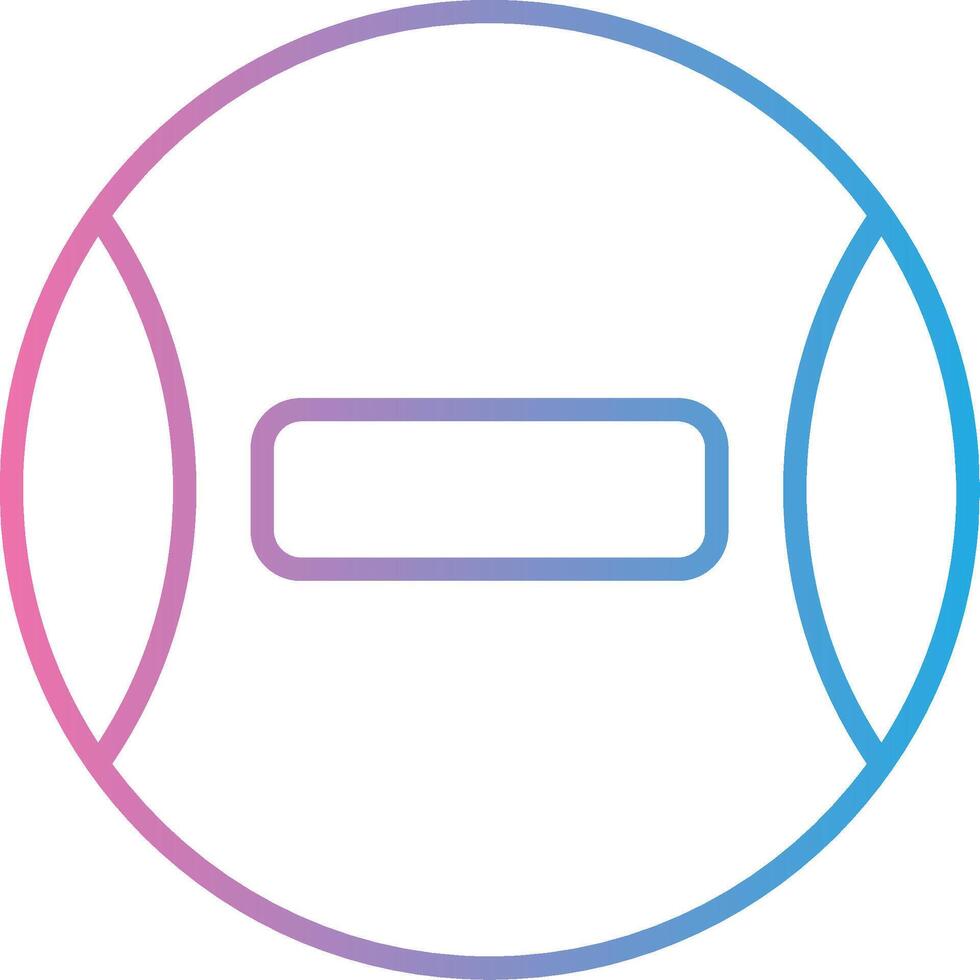 Minus Monochrome Line Graphic vector