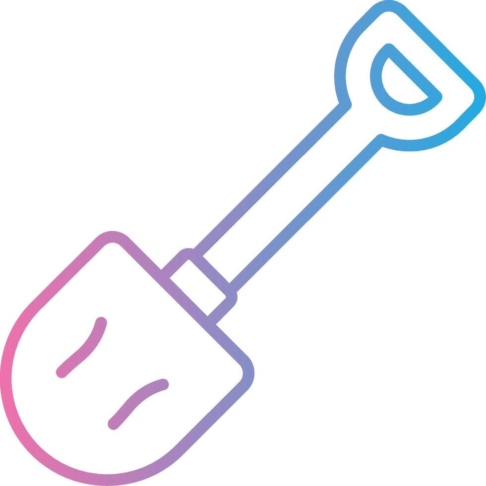 Shovel Minimal Art Object vector