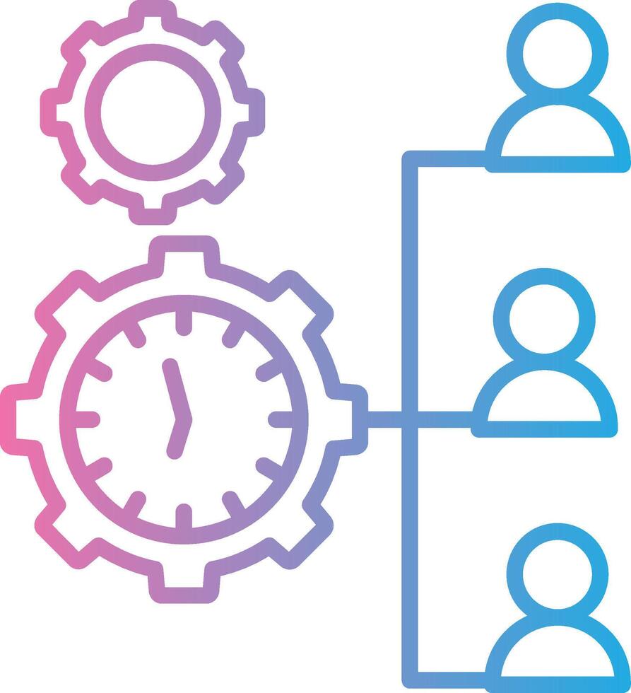 Stakeholder Modern Color Symbol vector