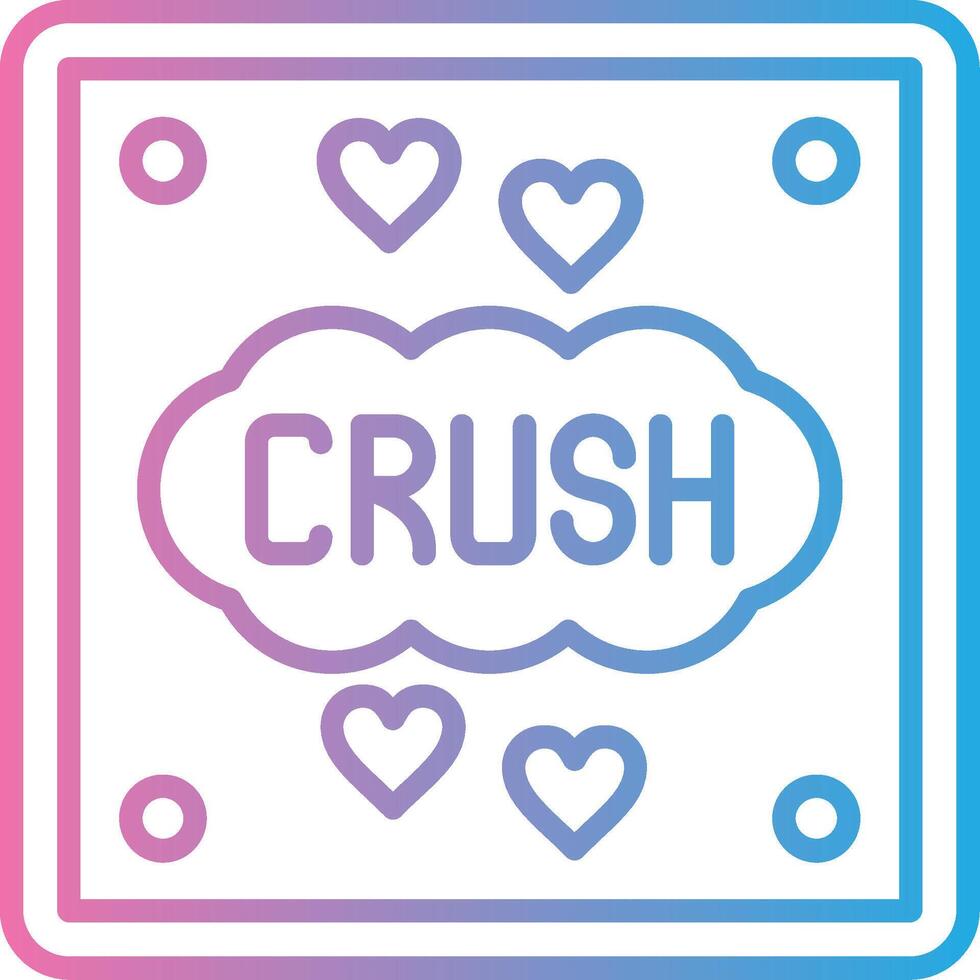 Crush Clean Digital Design vector