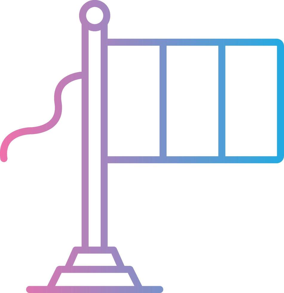 France Flag Sharp Edge Visual vector