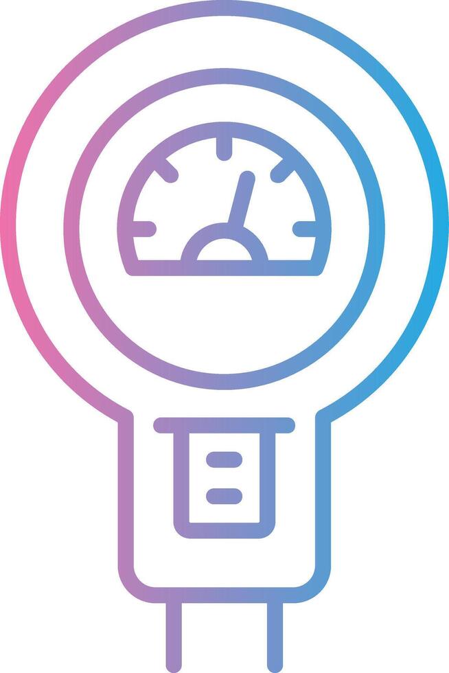 Parking Meter Outlined Frame Object vector