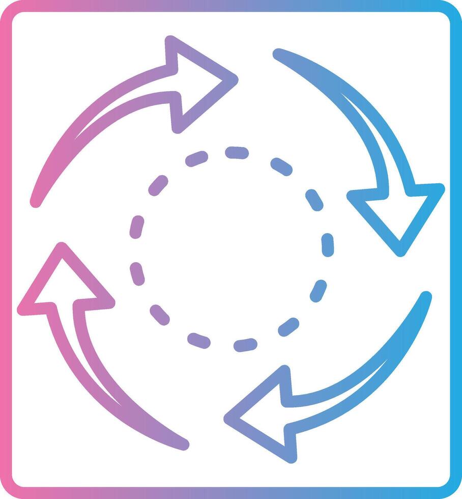 Arrow Graphic Soft Outline Graphic vector