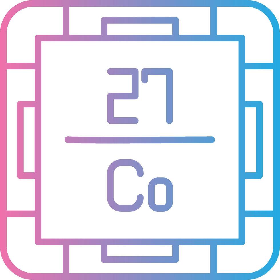 Cobalt Iconic Line Form vector
