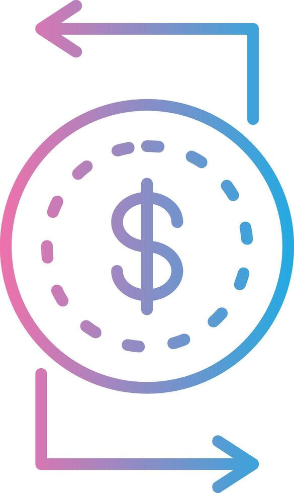 Money Back Guarantee Dark Mode Symbol vector