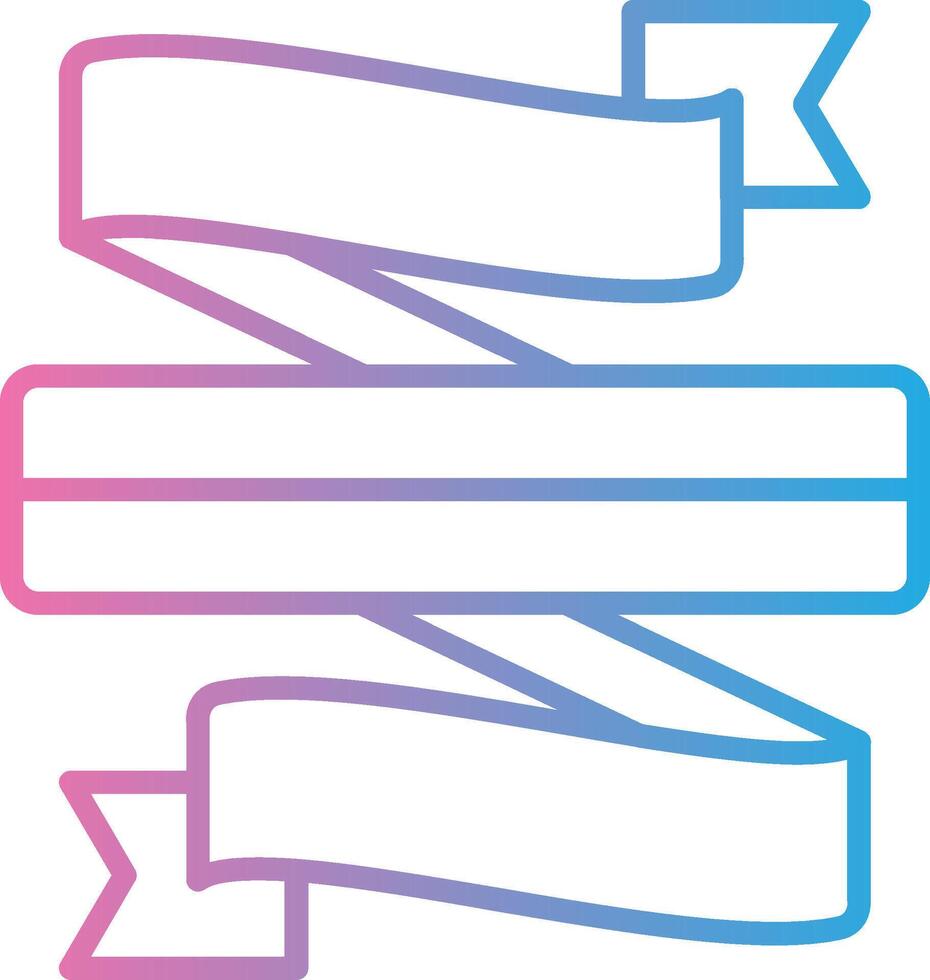 olded Ribbon Modern Shape Graphic vector