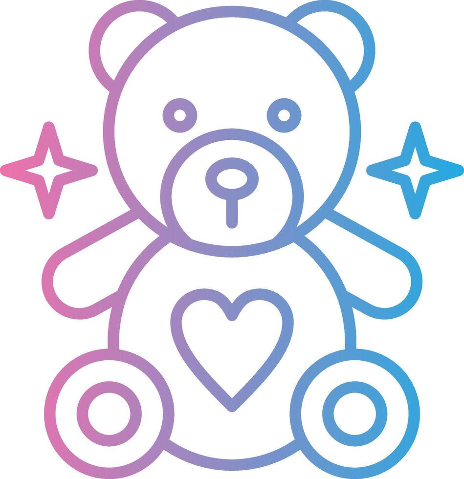 Teddy Bear Illustrated Concept Graphic vector
