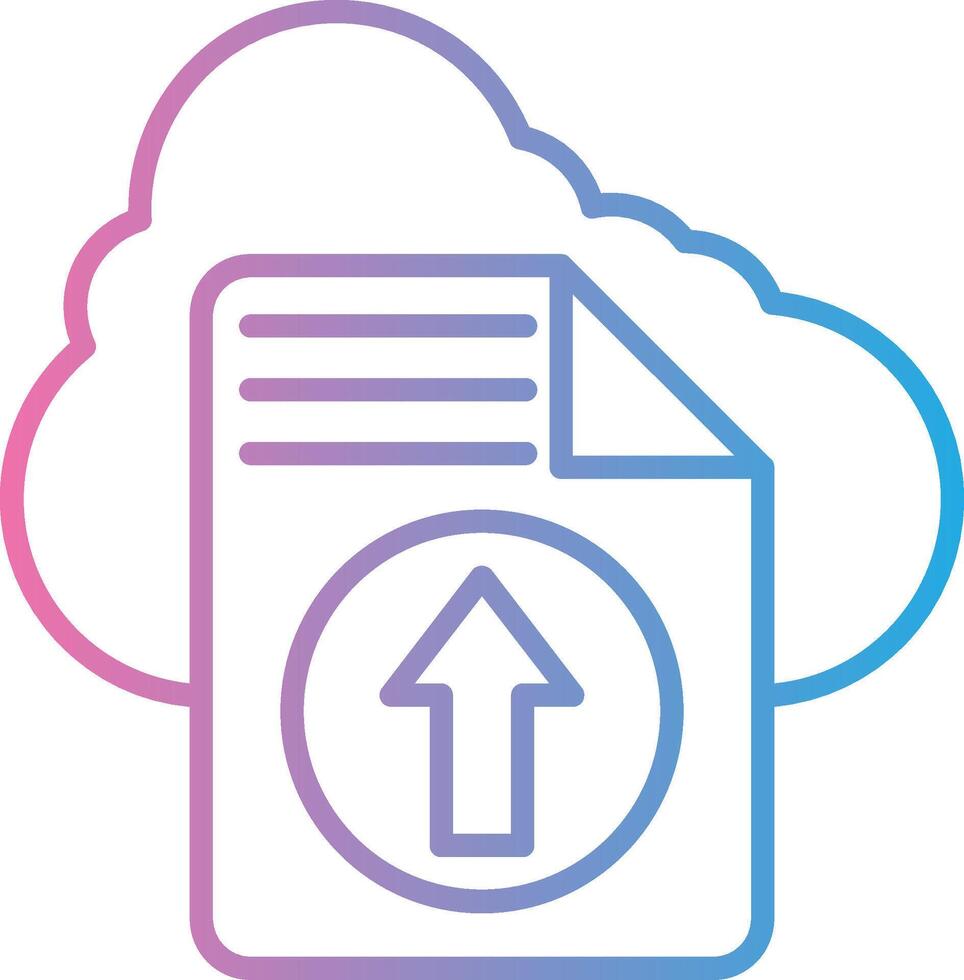 File Upload Minimal Graphic Visual vector