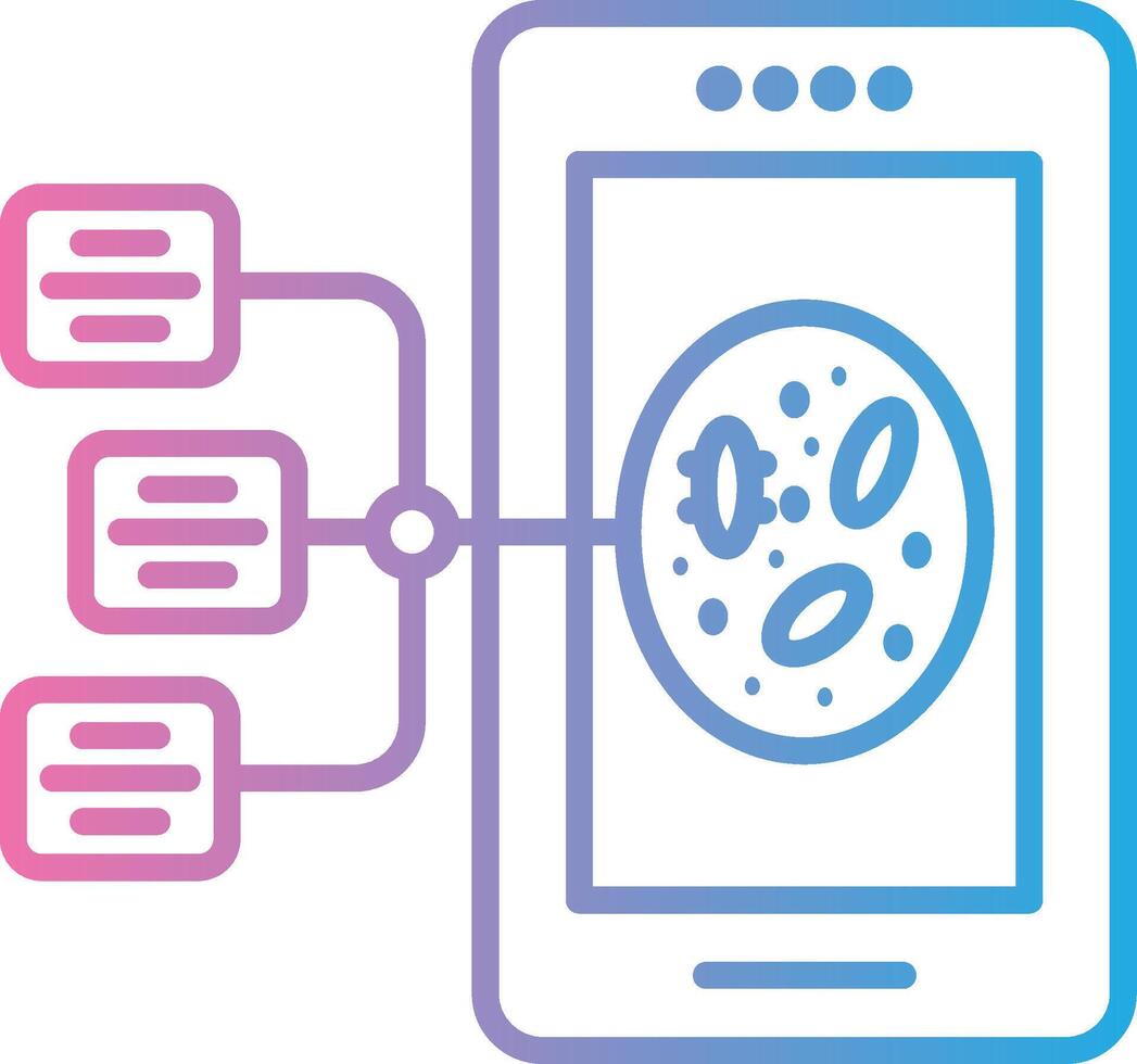 Cell App Based UI Graphic vector