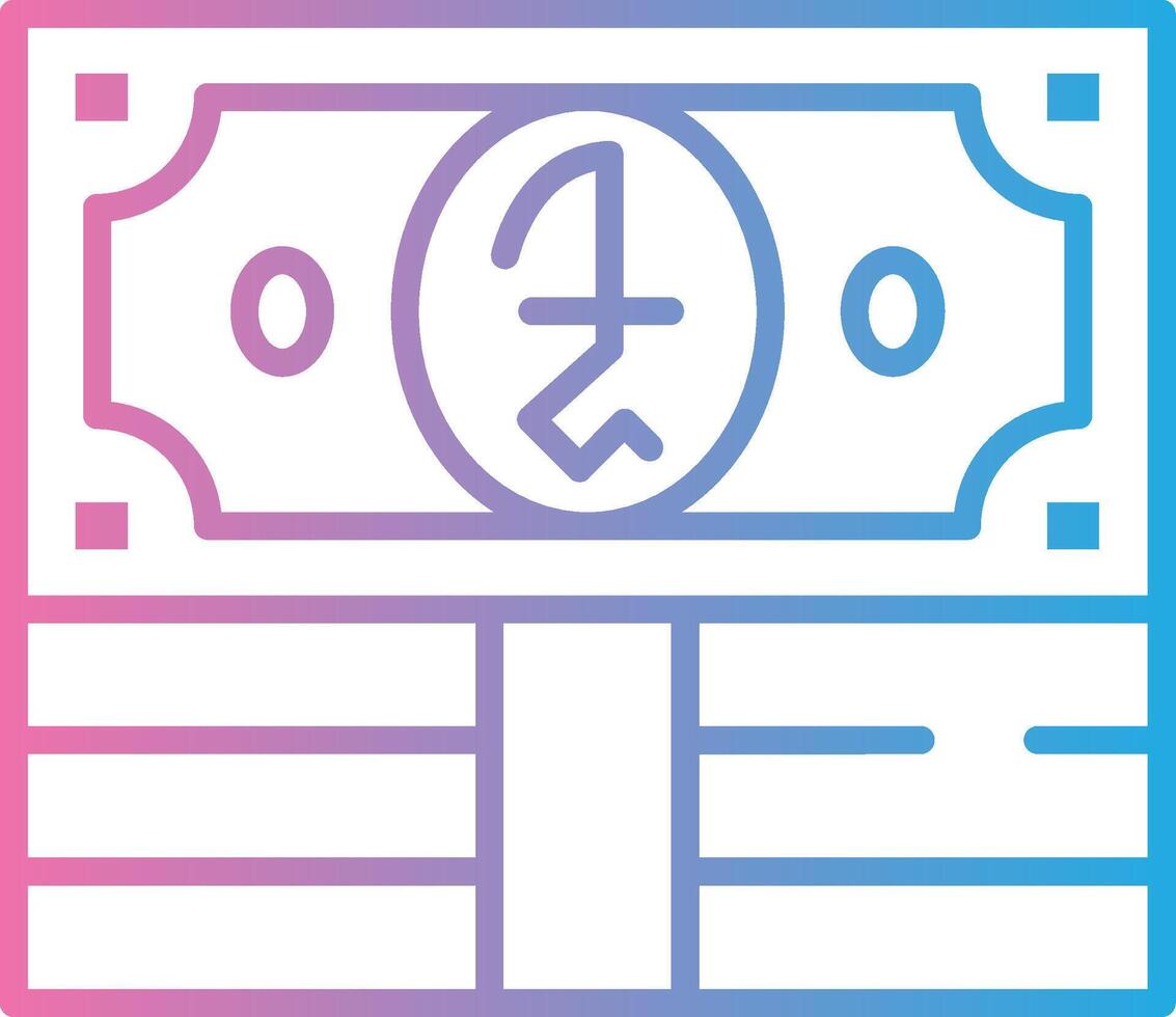 Riel Modern Color Symbol vector