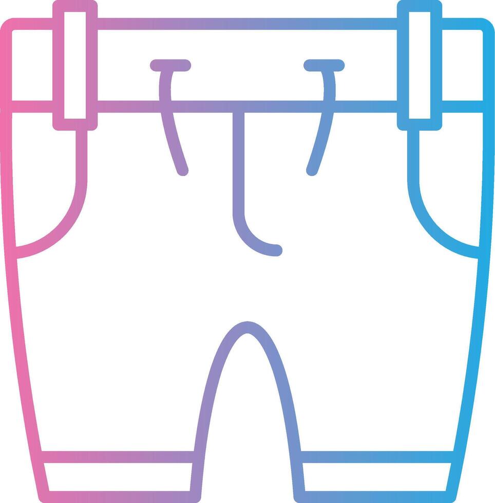 Shorts 3D Interface Shape vector