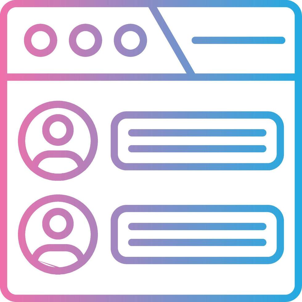 Forum Bold App Graphic vector