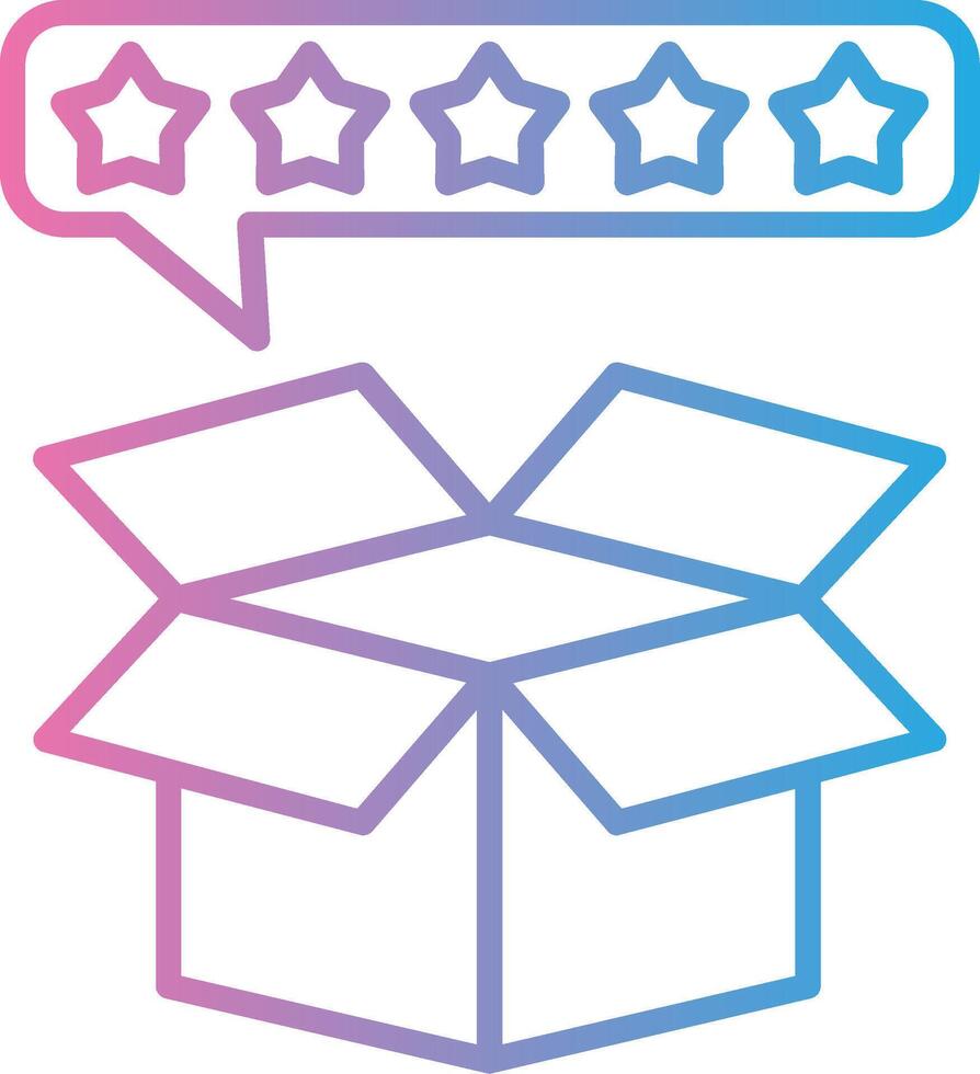 Testimonial Simplified Line Mark vector