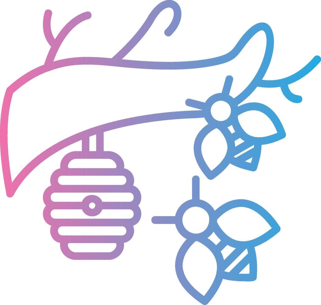 Beehive Bright Flat Artwork vector