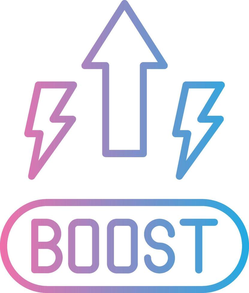 Boost Sleek Visual Mark vector