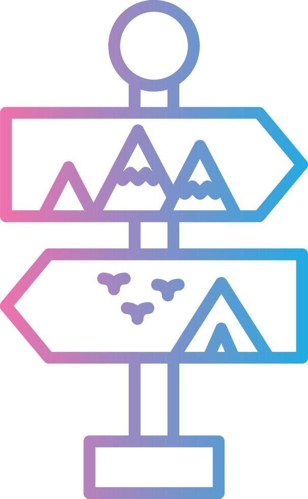 Direction UI Badge vector