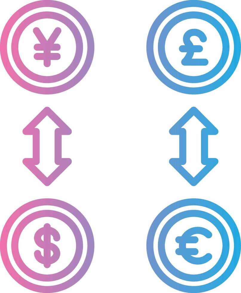Displacement Modern Color Symbol vector