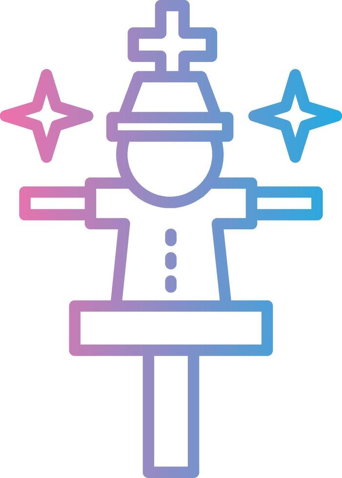Hand Puppet Custom Line Element vector