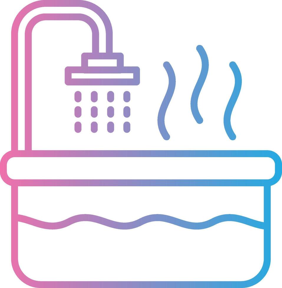 Shower Business App Graphic vector
