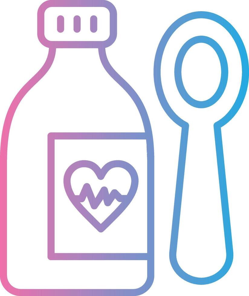 Syrup High Detail Shape vector
