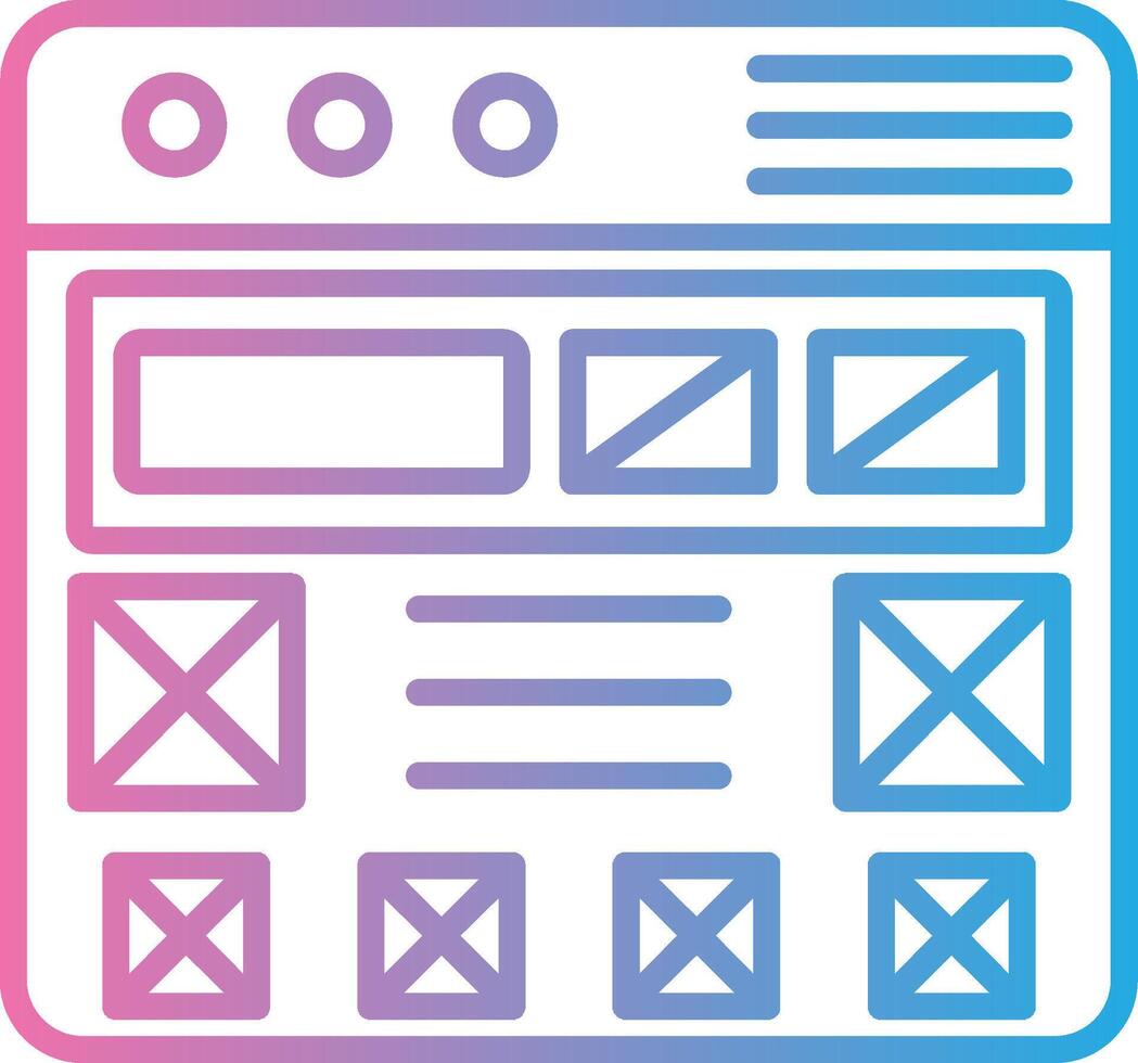 wireframe Sharp Line Mark vector