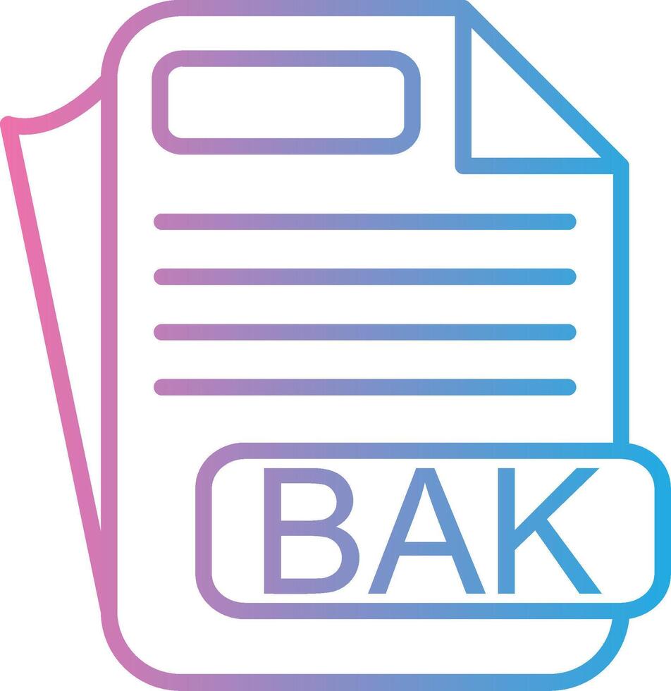 BAK Geometric App Mark vector