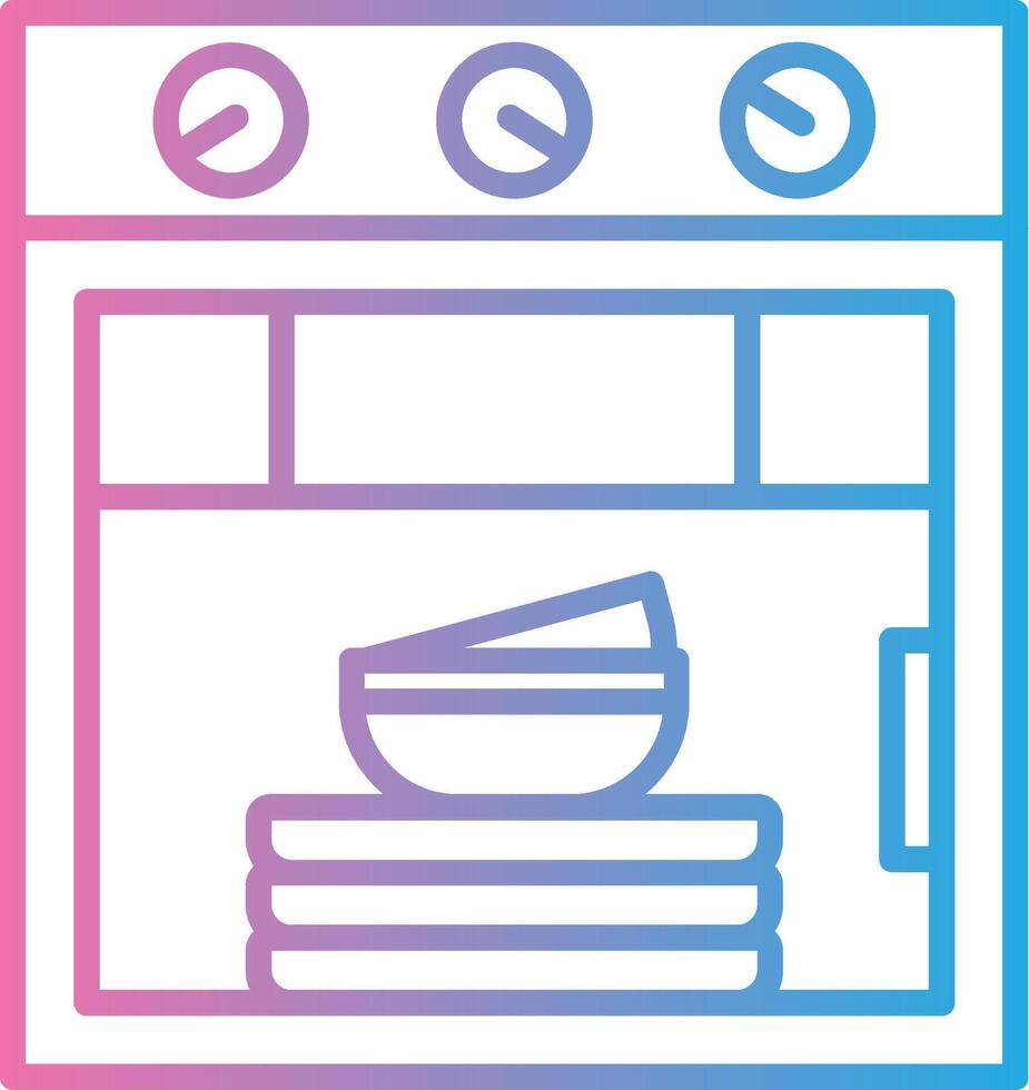 Cabinet Soft Outline Graphic vector