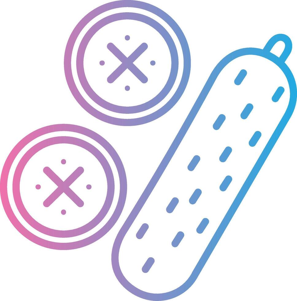 Cucumbers Creative Sketch Element vector