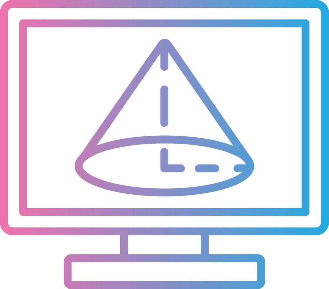 Elearning Minimal Art Object vector