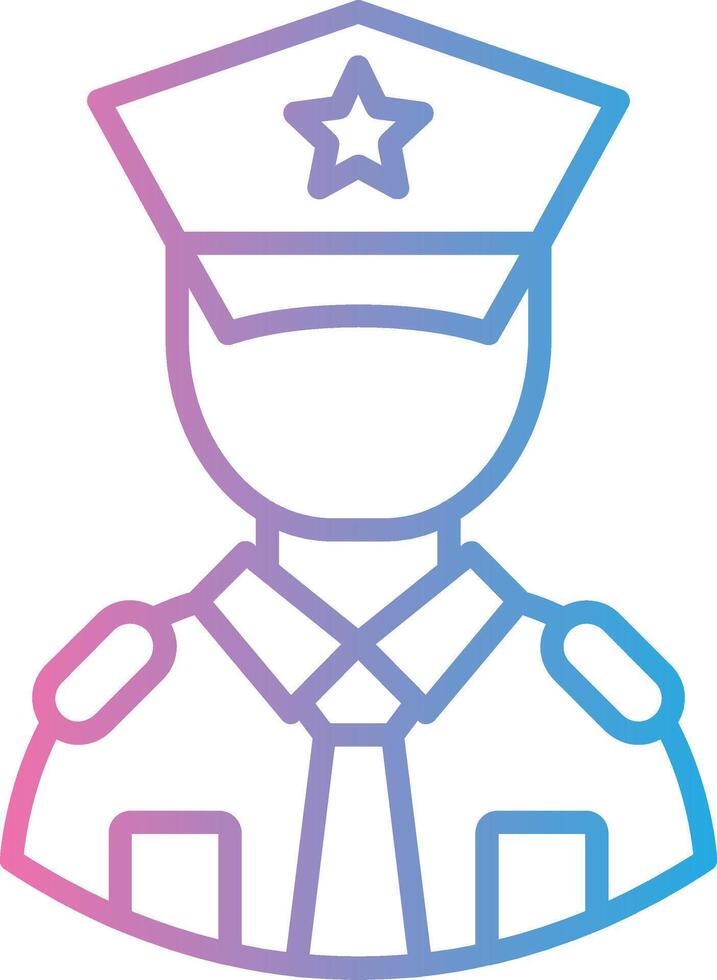 Guard Color Stroke Symbol vector