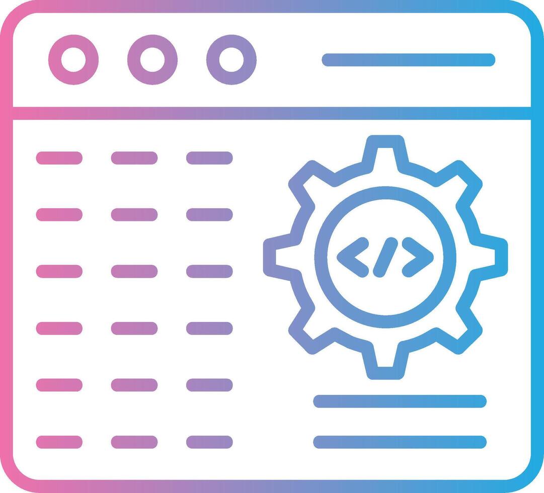 Programming Color Block Badge vector
