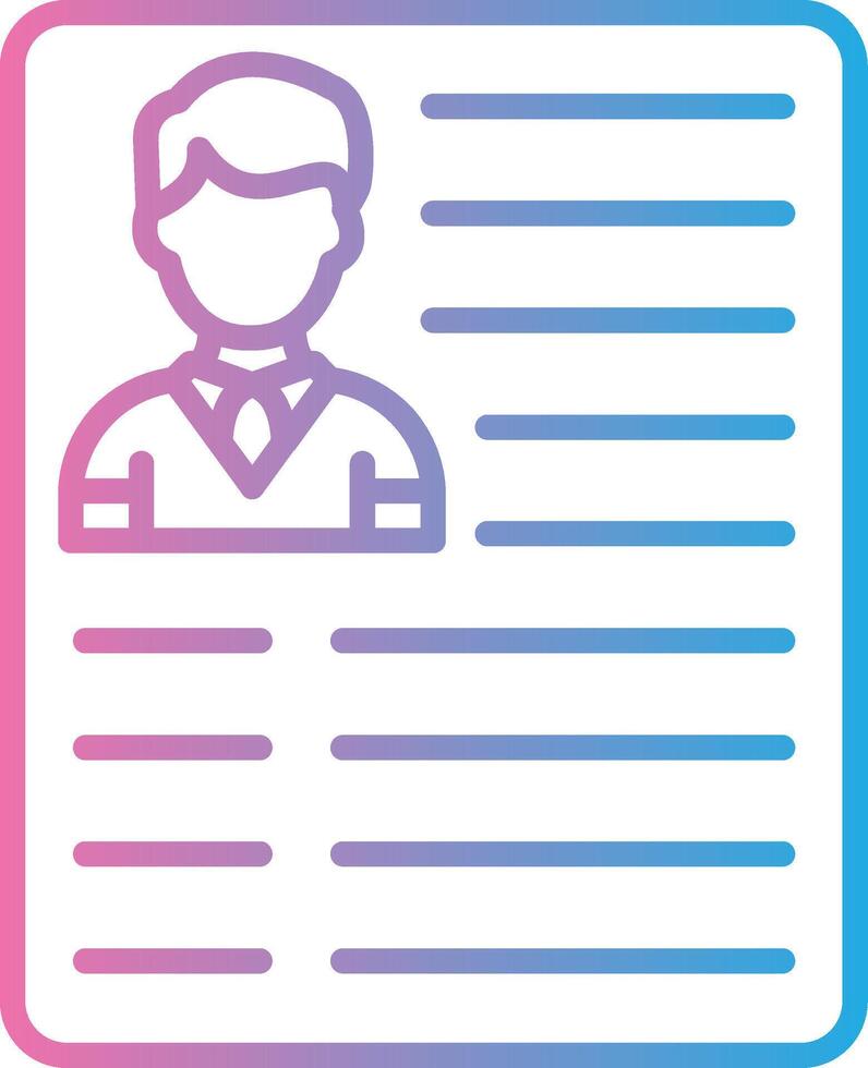 Resume Digital Tech Element vector