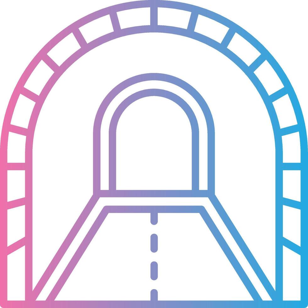 Tunnel Digital Tech Element vector