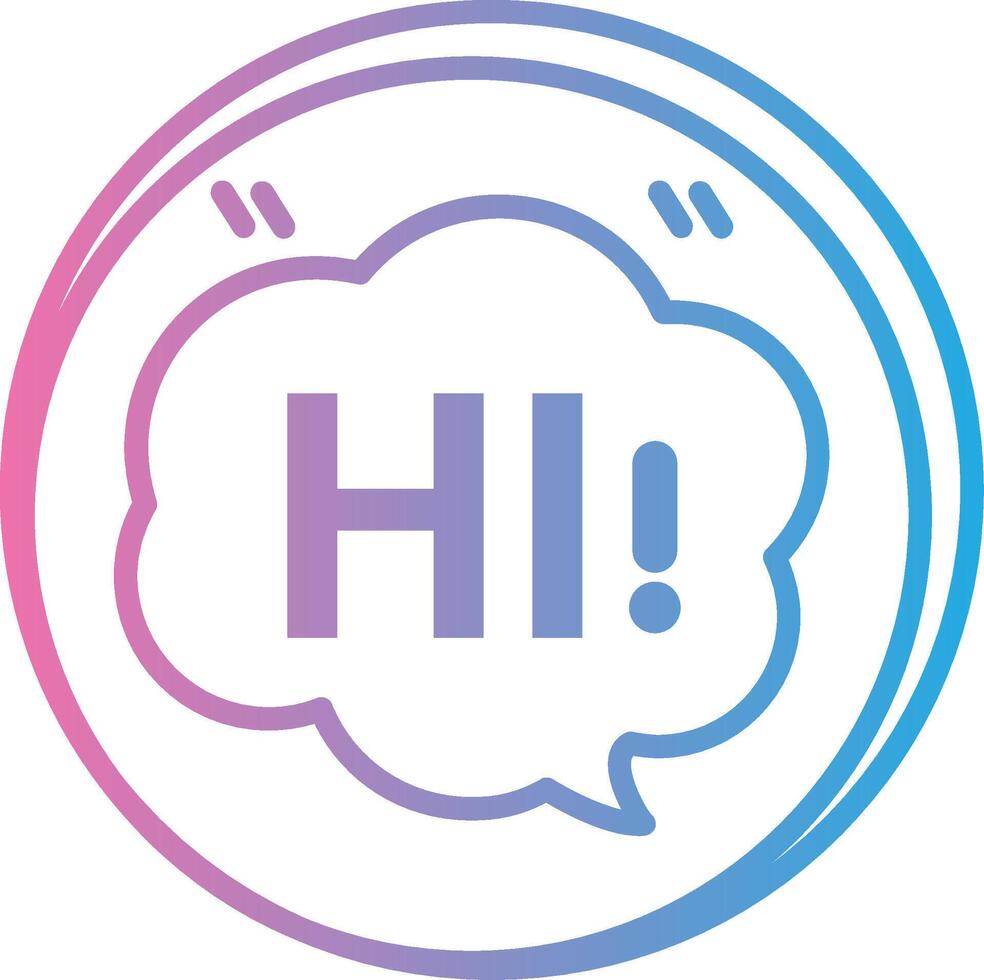 Hi Pastel Color Graphic vector