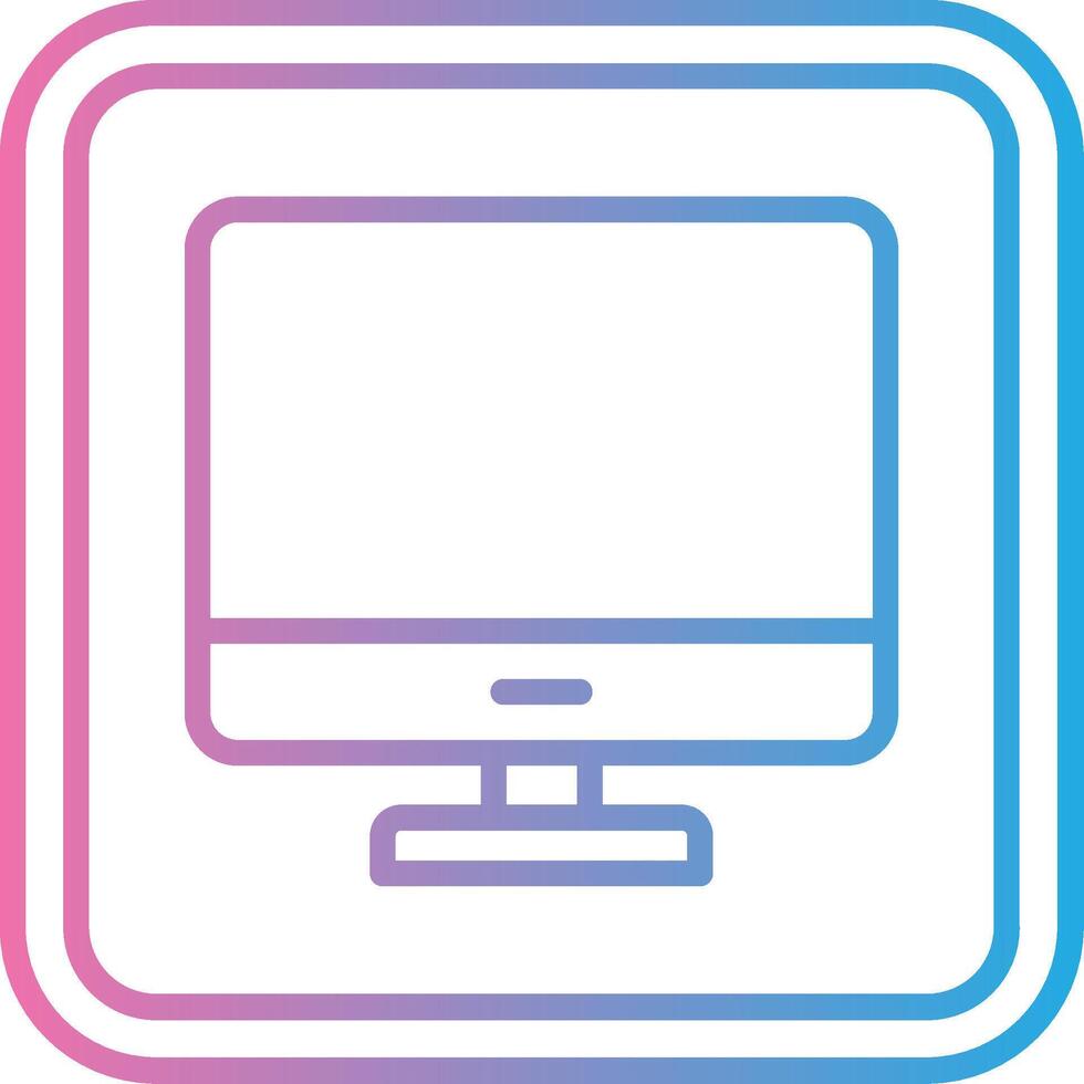 Monitor Vibrant Visual Object vector
