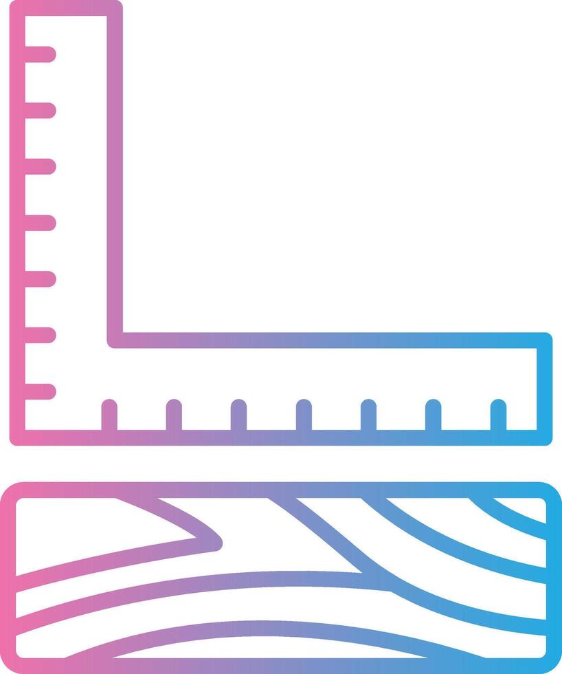 Ruler Modern Tech Object vector