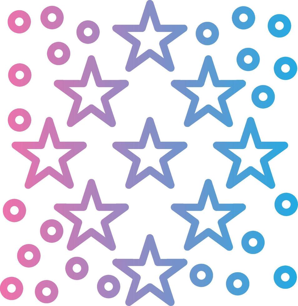 Stars Sharp Line Mark vector