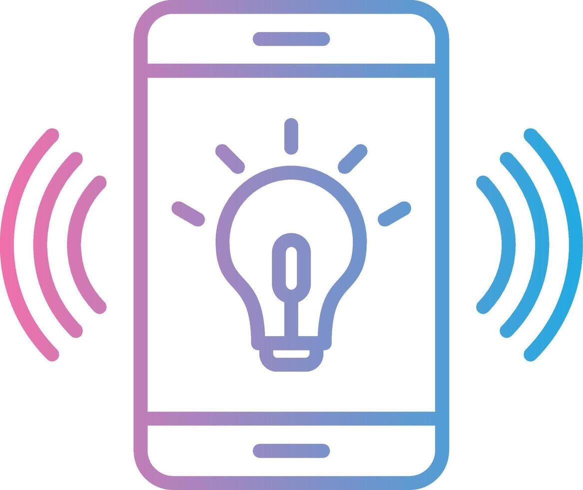 Telecommunication Responsive App Shape vector